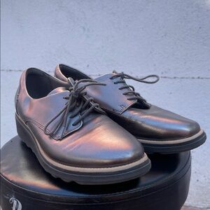 Metallic Leather Dress Shoes
